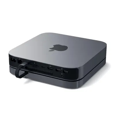 Satechi Aluminium Stand And Hub For Mac Mini/Mac Studio (Space Grey) - Digital3d.com.au